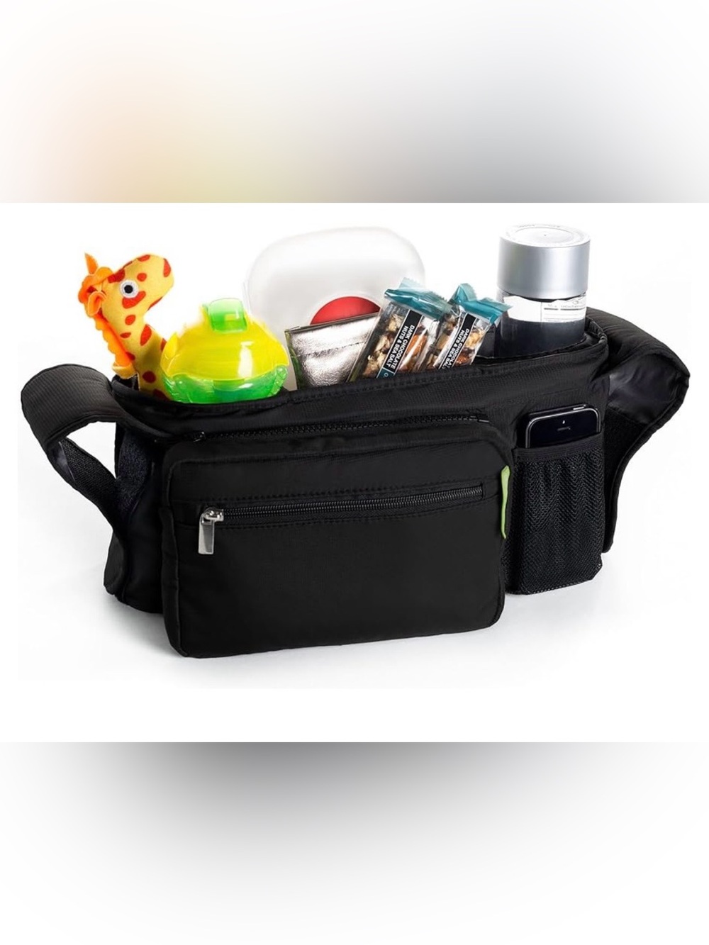 Ethan & Emma Black Universal Stroller Organizer NWOT